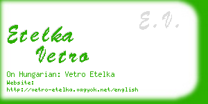 etelka vetro business card